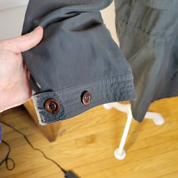 Mens London Fog Gray Microfiber Jacket Size 46 Reg - Picture 7 of 15